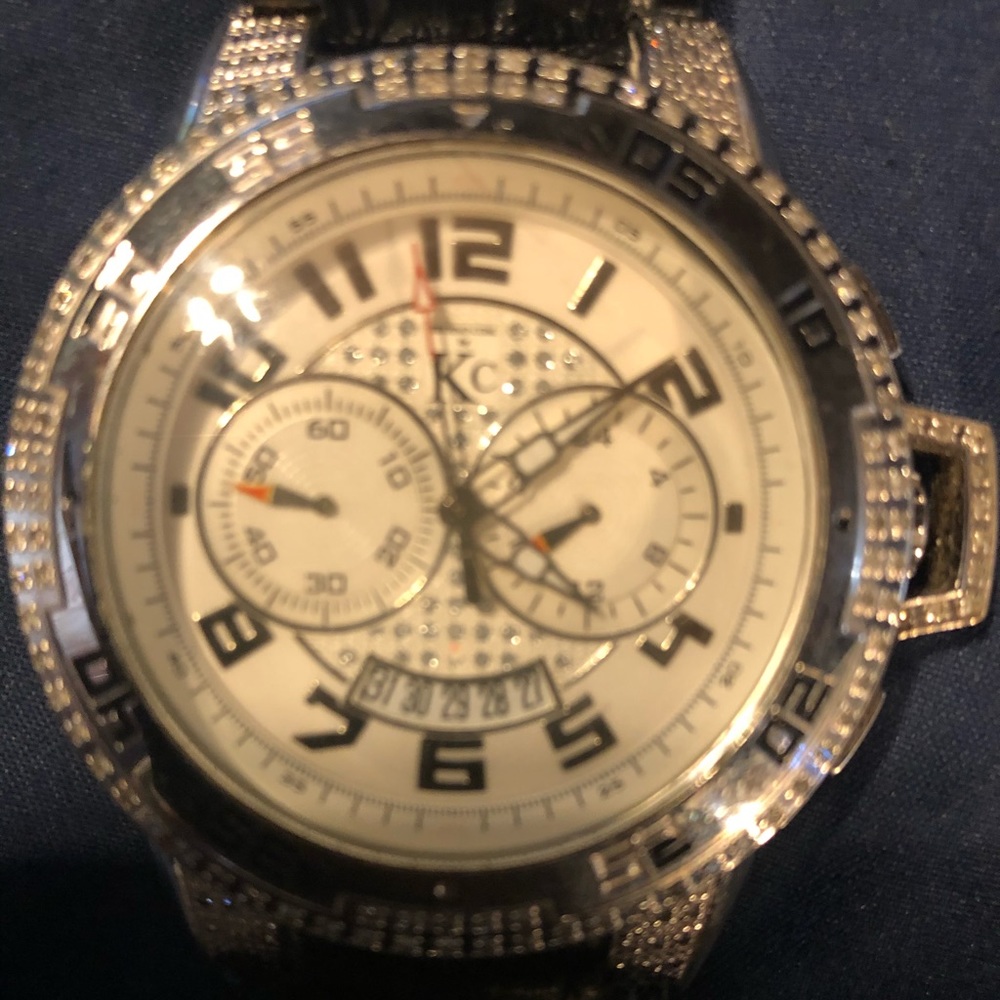 KC techno dimond watch real dimonds